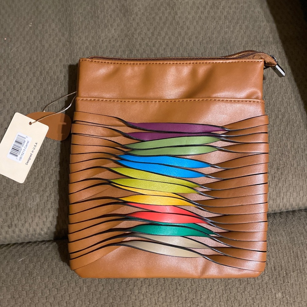 Cute brown purse from Mellow World. New with tags
